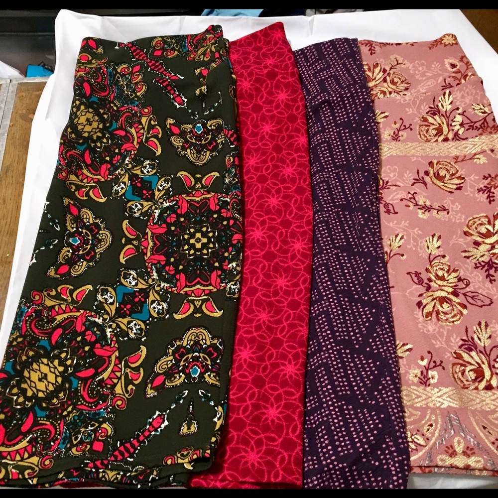 LuLaRoe Cassie skirt bundle in 3XL NWOT Never worn